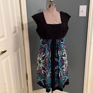 Mod paisley dress Sandra Darren 10